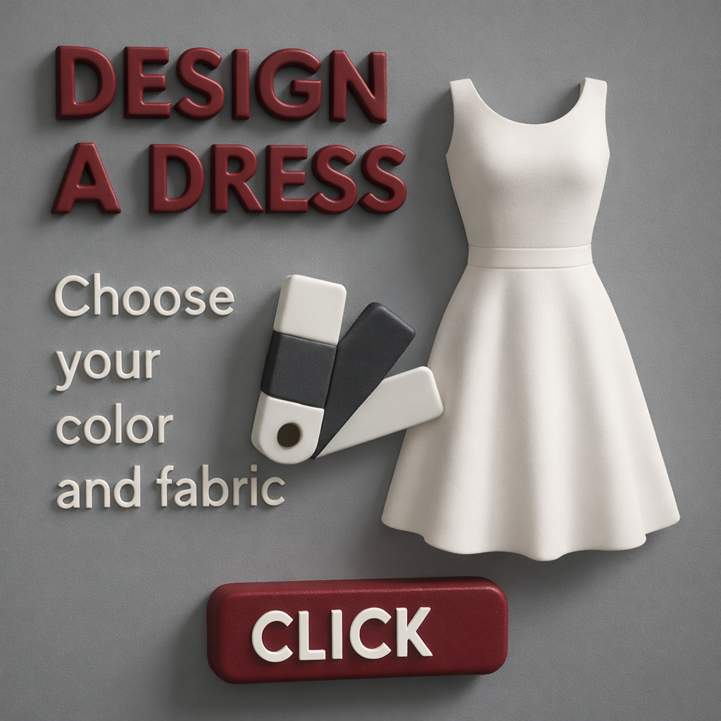Design your own Modest dress! (starting from €160,00)