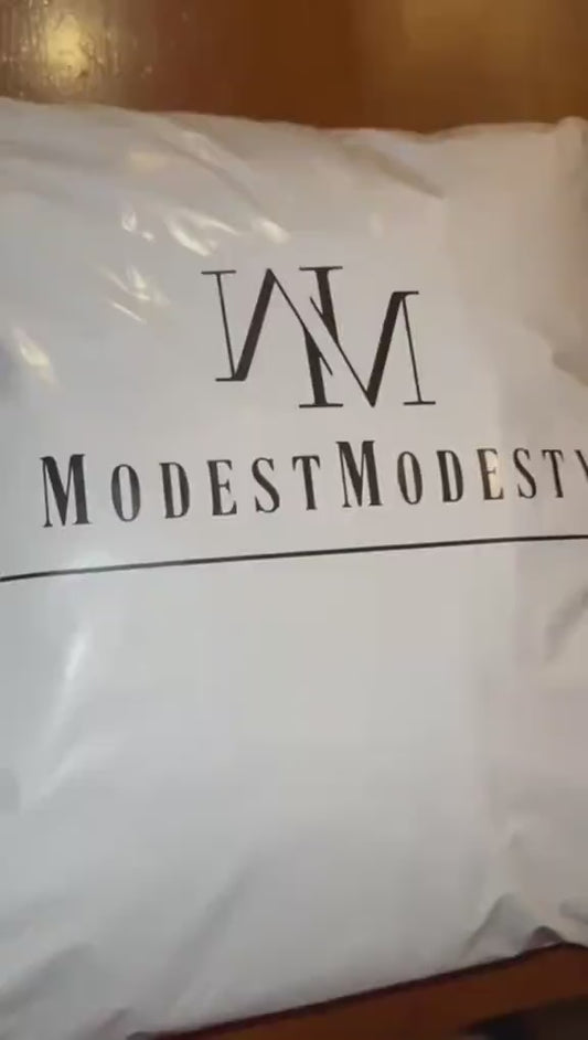 In The Army of the Lord - Long modest hoodie-dress.