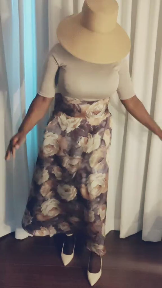 Standard "Bell" skirt.